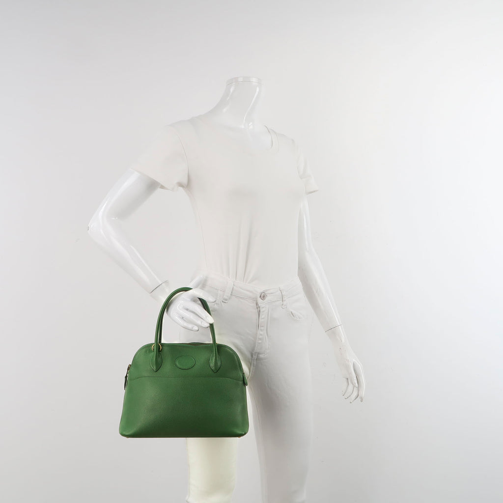 Hermès Bolide 25 Epsom Bamboo Green