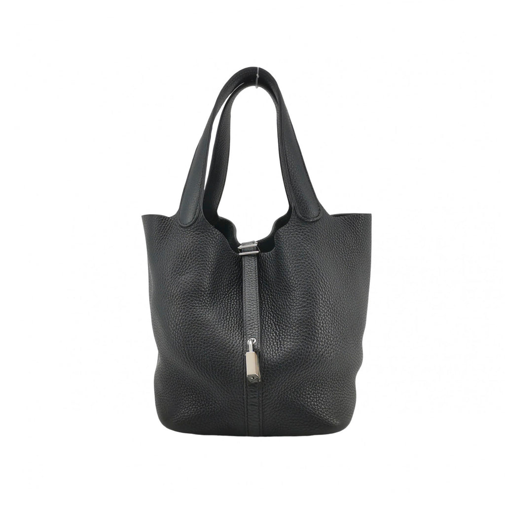 Hermès Picotin 22 Taurillon Clemence Black