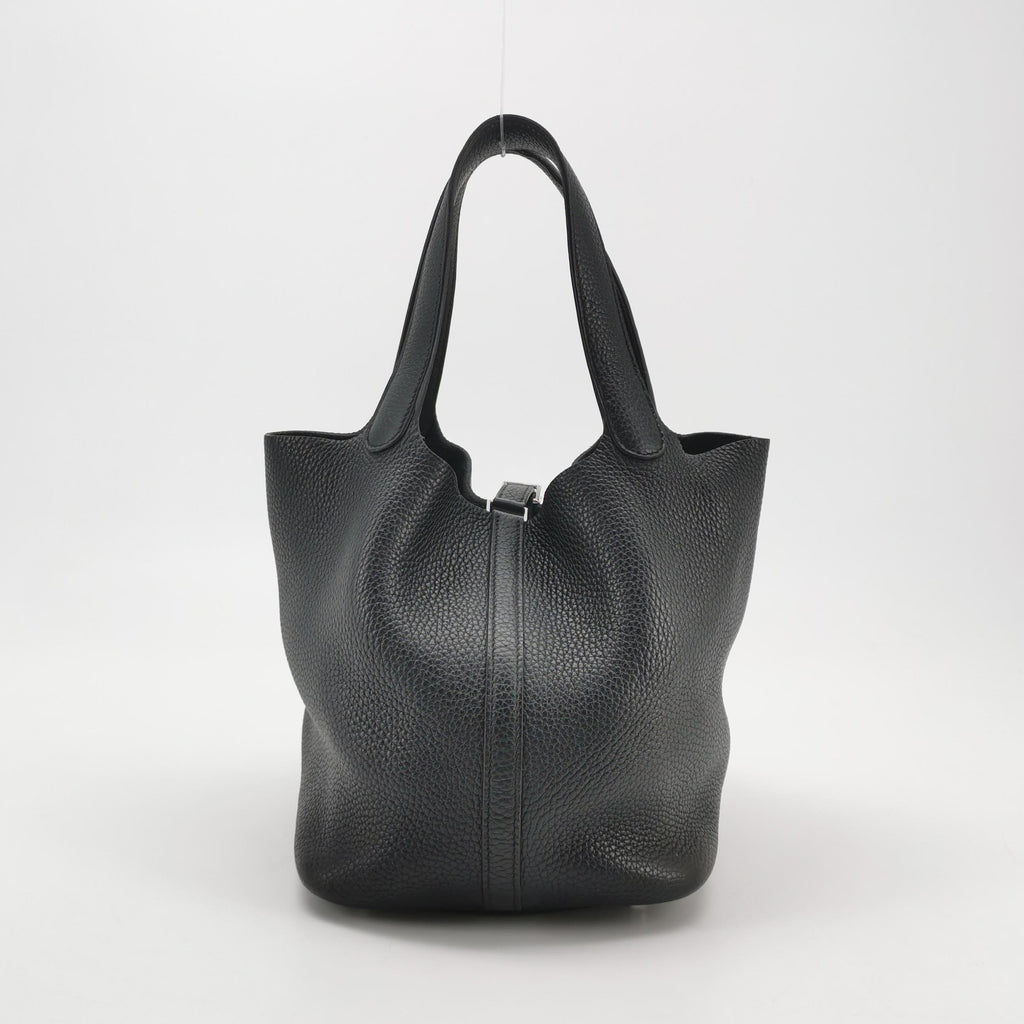 Hermès Picotin 22 Taurillon Clemence Black