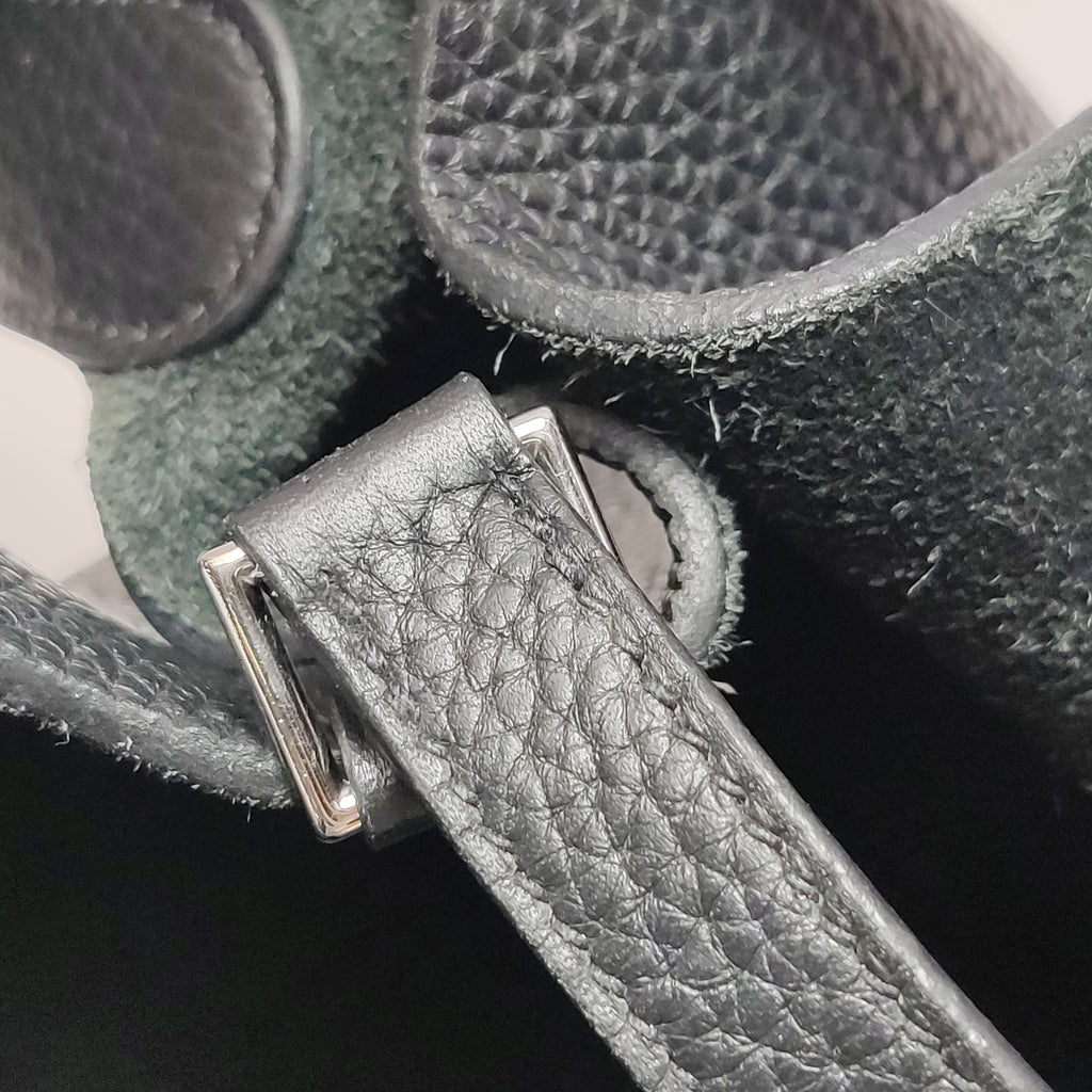 Hermès Picotin 22 Taurillon Clemence Black