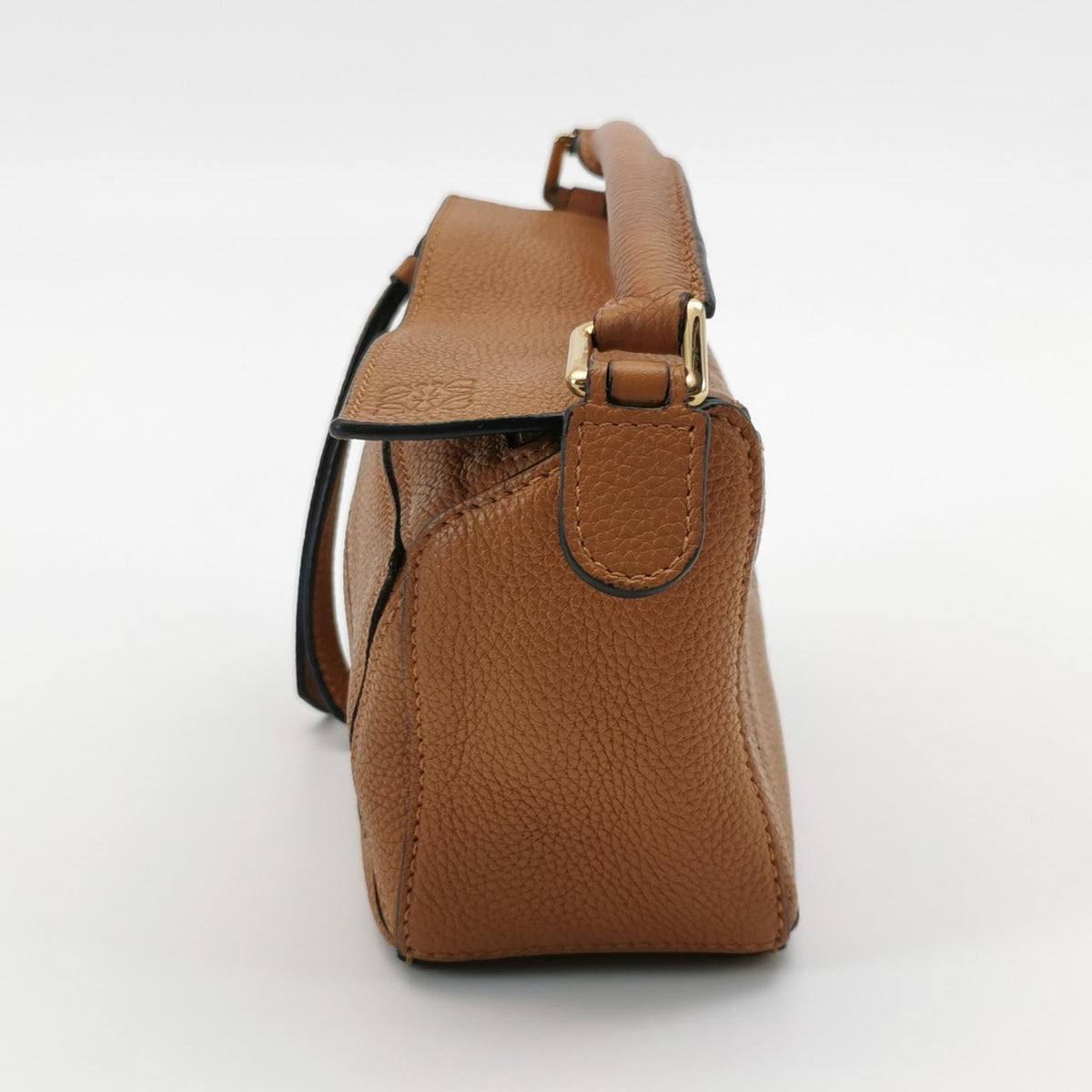 Loewe Mini Puzzle Soft Calfskin Caramel