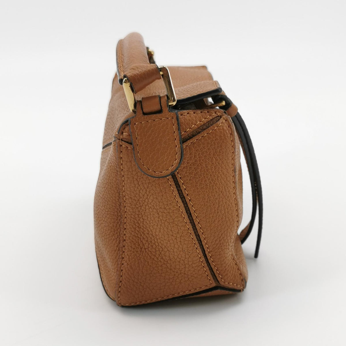 Loewe Mini Puzzle Soft Calfskin Caramel