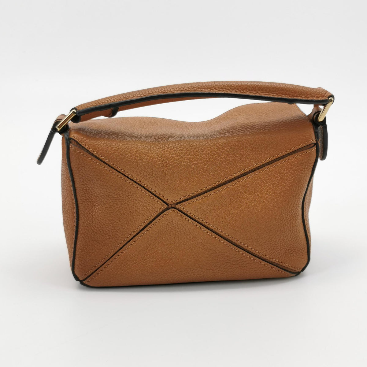 Loewe Mini Puzzle Soft Calfskin Caramel