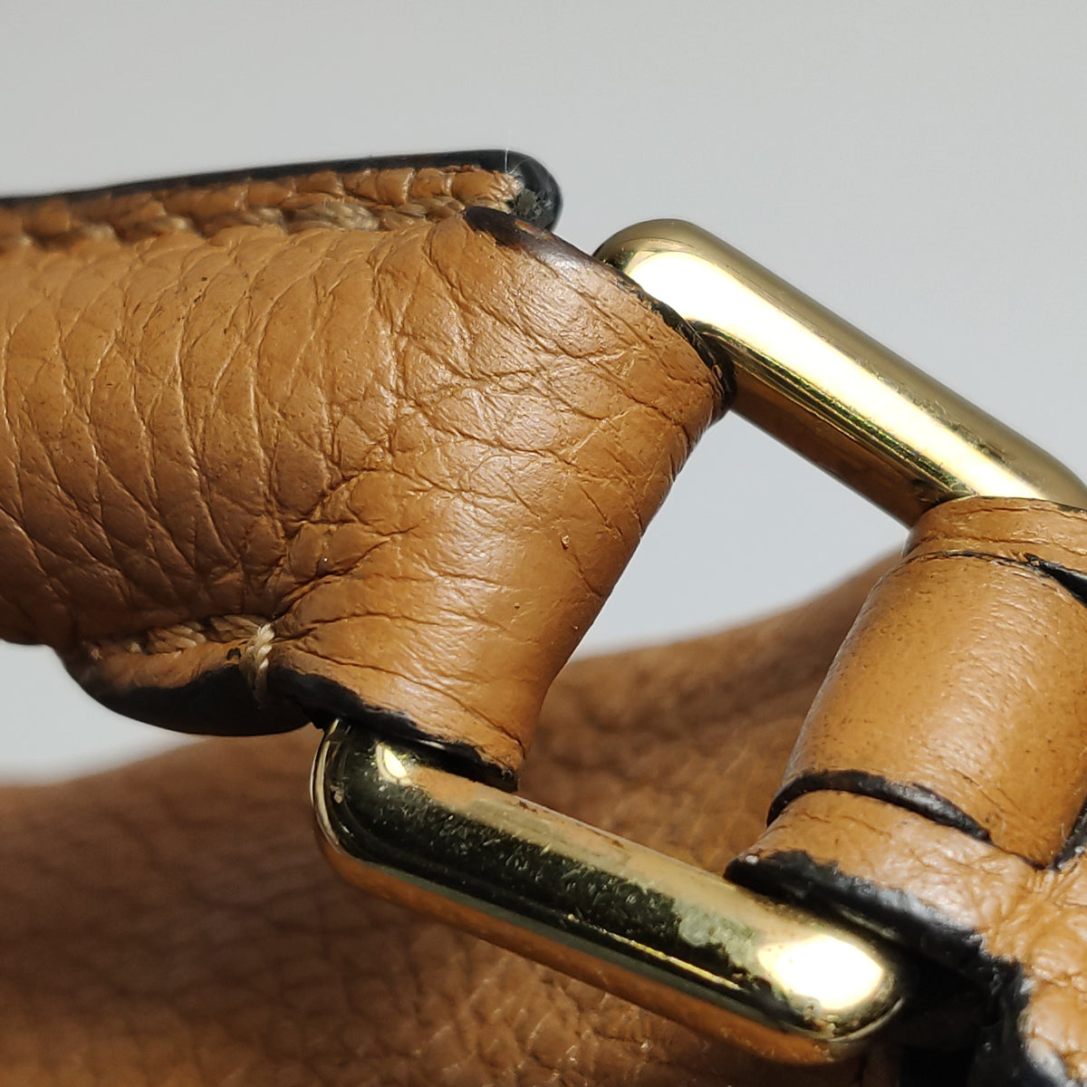 Loewe Mini Puzzle Soft Calfskin Caramel