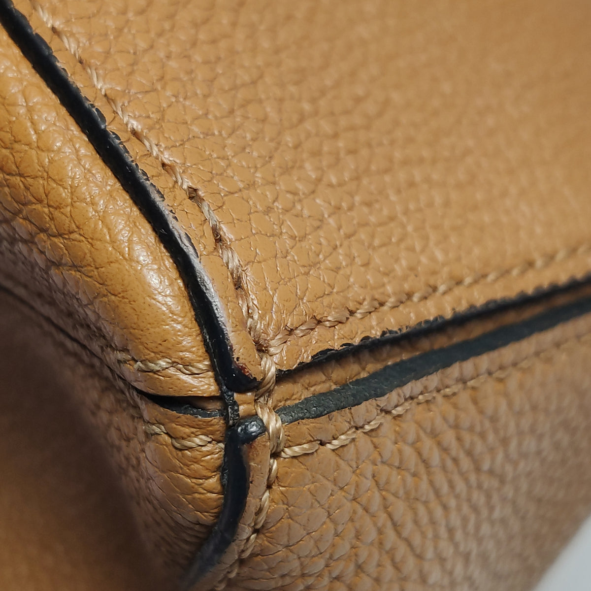Loewe Mini Puzzle Soft Calfskin Caramel
