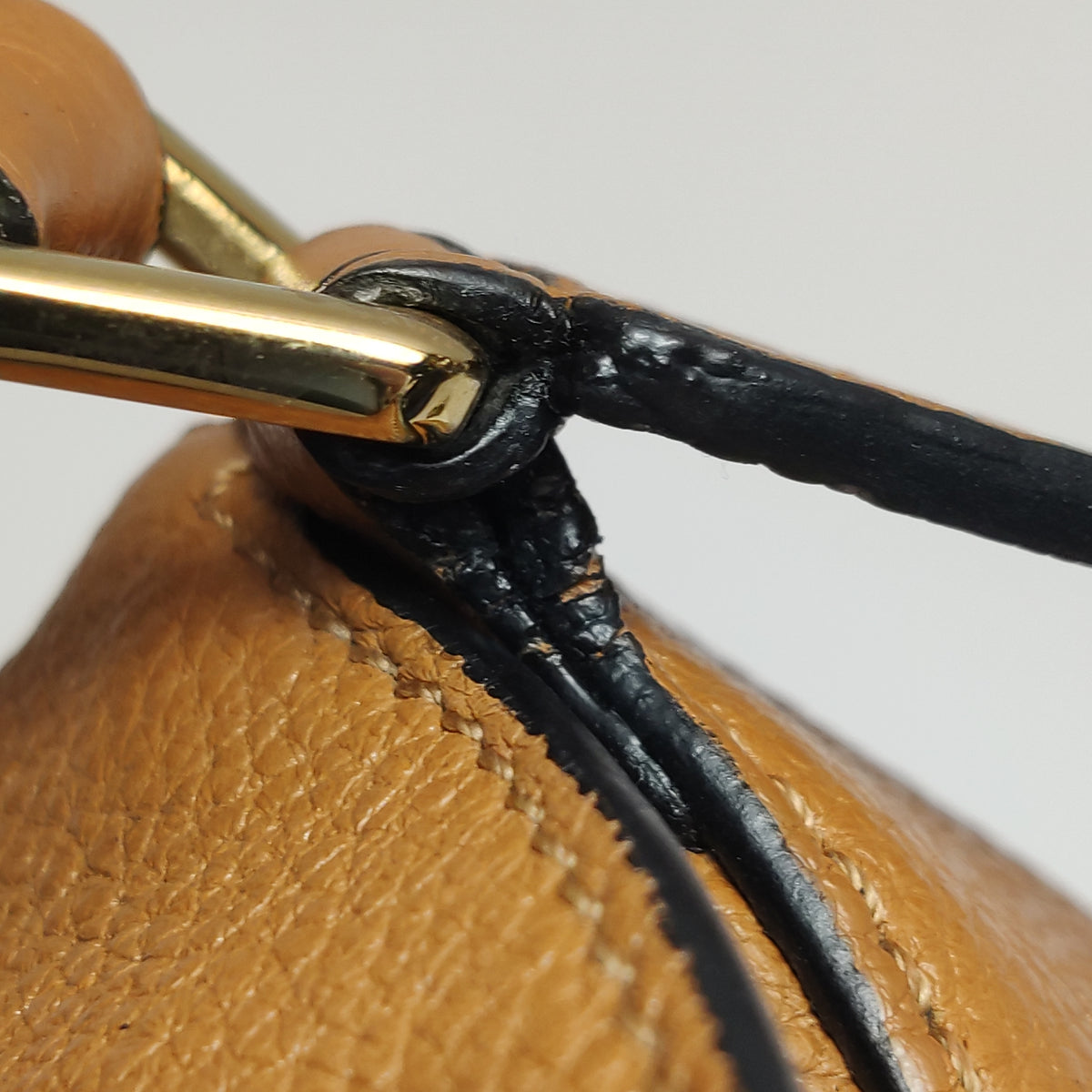Loewe Mini Puzzle Soft Calfskin Caramel
