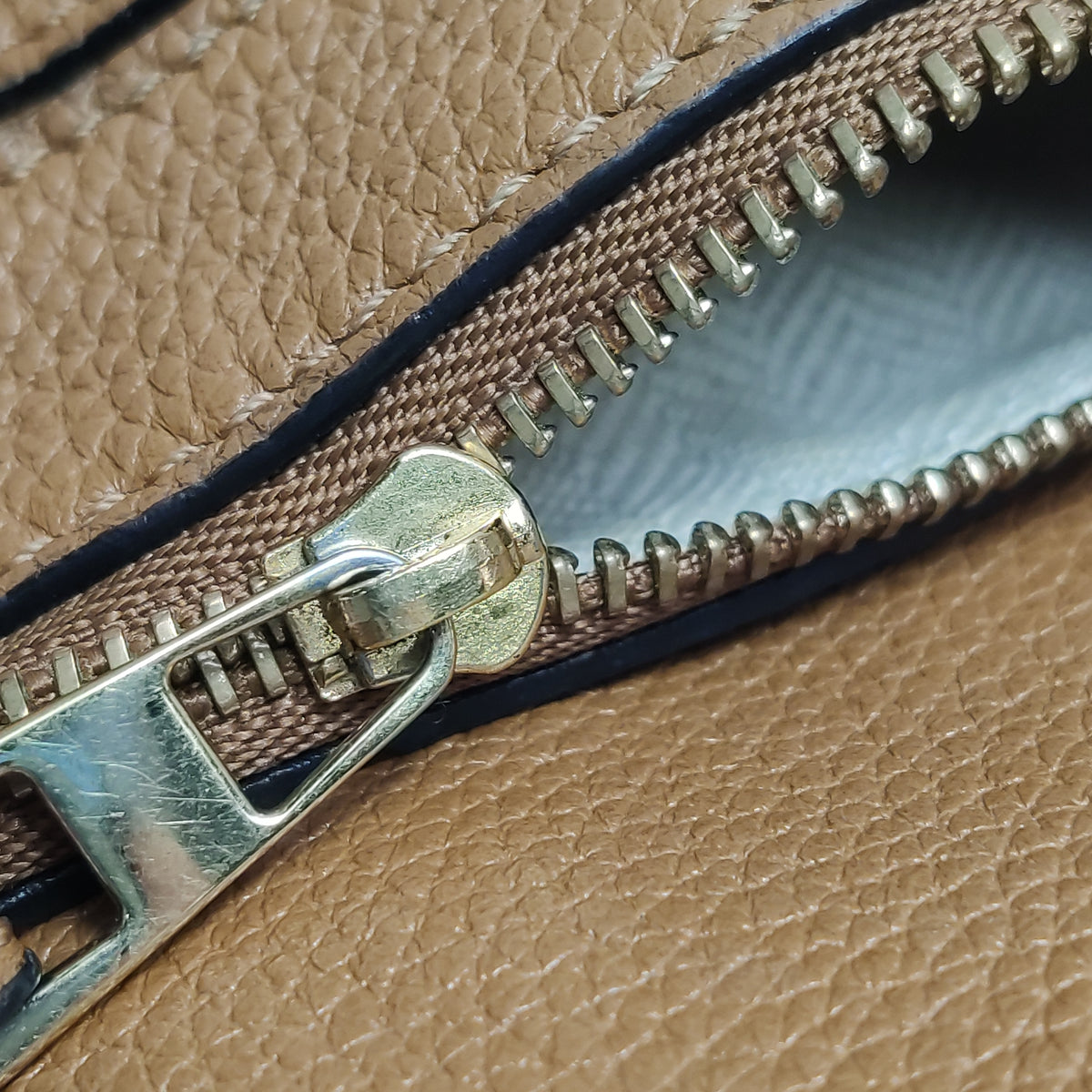 Loewe Mini Puzzle Soft Calfskin Caramel