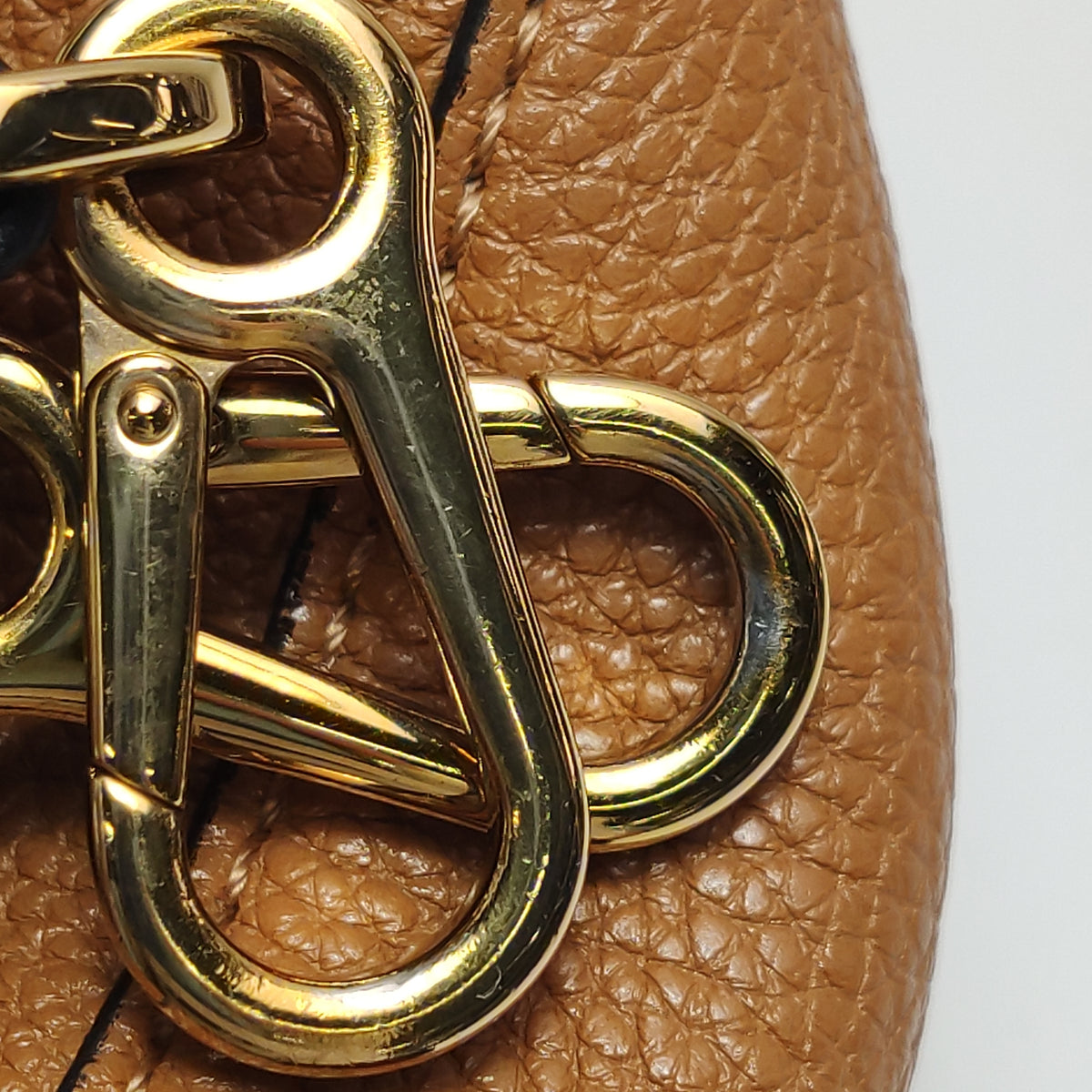 Loewe Mini Puzzle Soft Calfskin Caramel