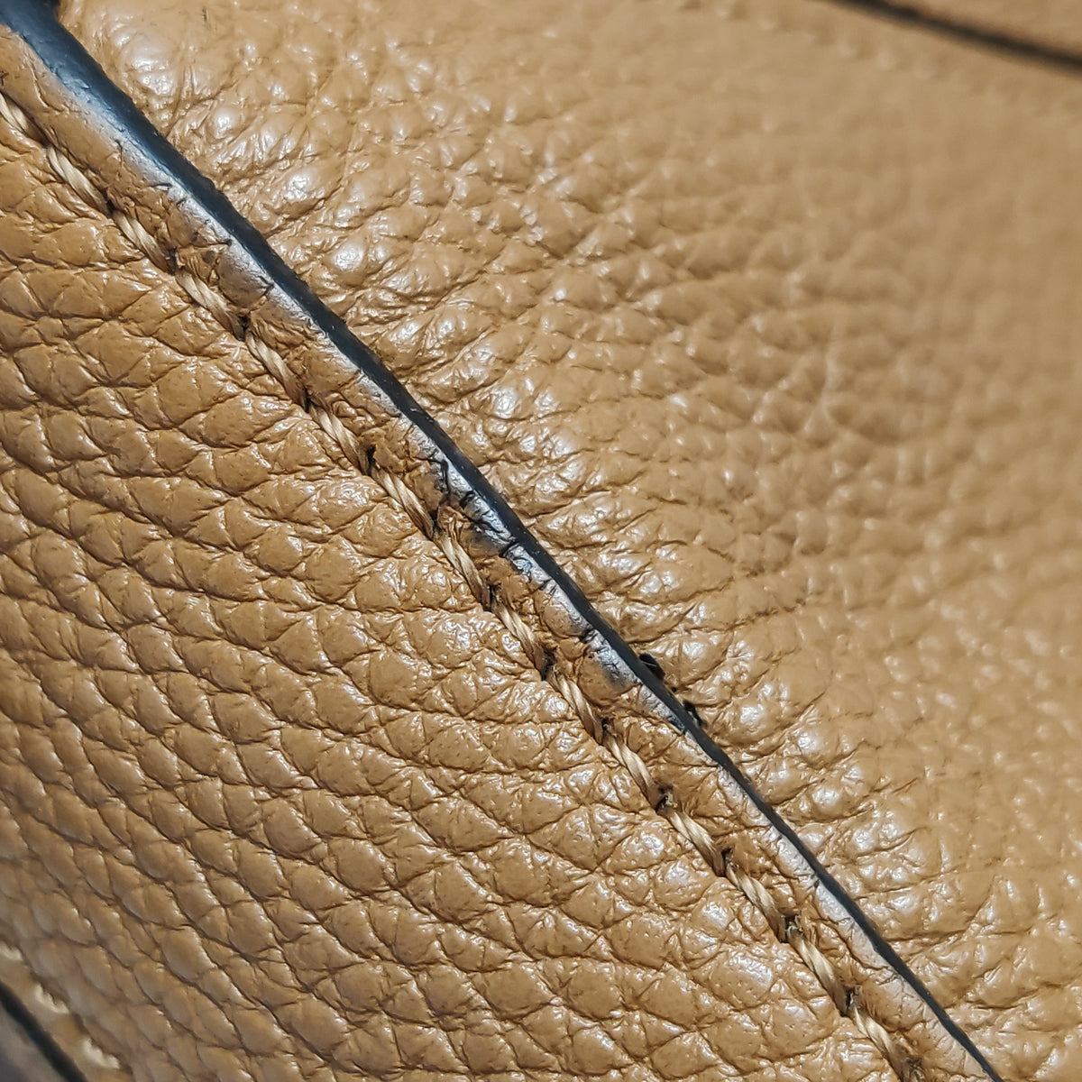 Loewe Mini Puzzle Soft Calfskin Caramel