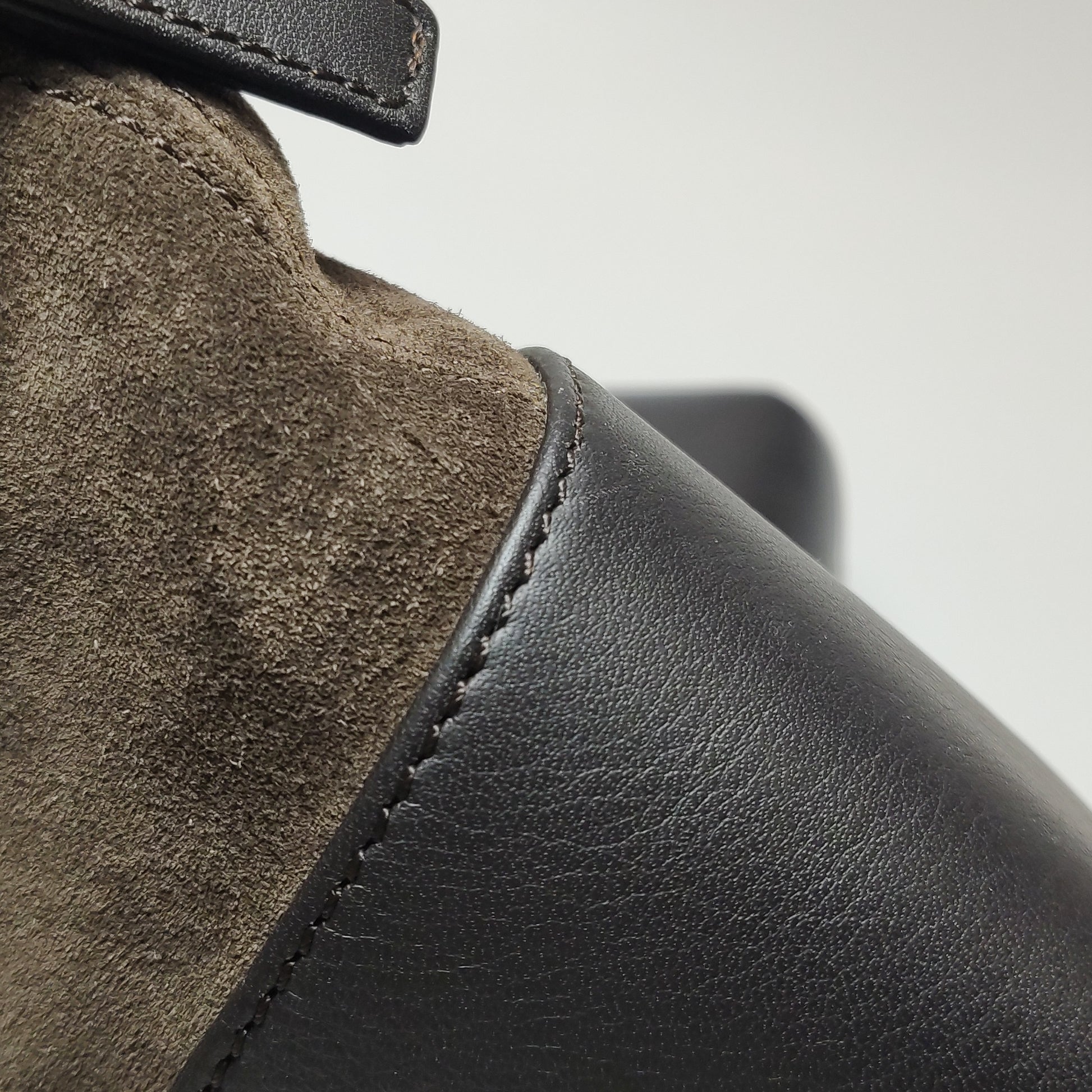 Loewe Amazona Shoulder Bag Suede Brown