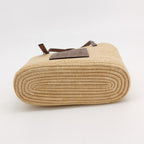 Loewe Raffia Small Square Basket Tote
