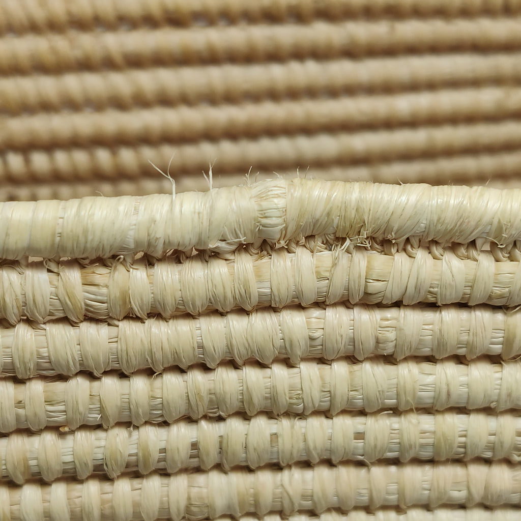 Loewe Raffia Small Square Basket Tote