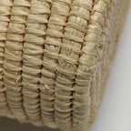 Loewe Raffia Small Square Basket Tote