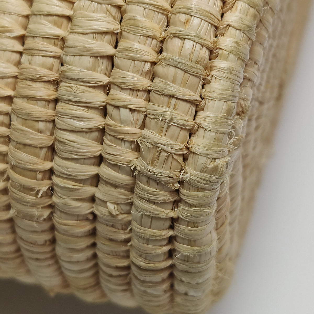 Loewe Raffia Small Square Basket Tote