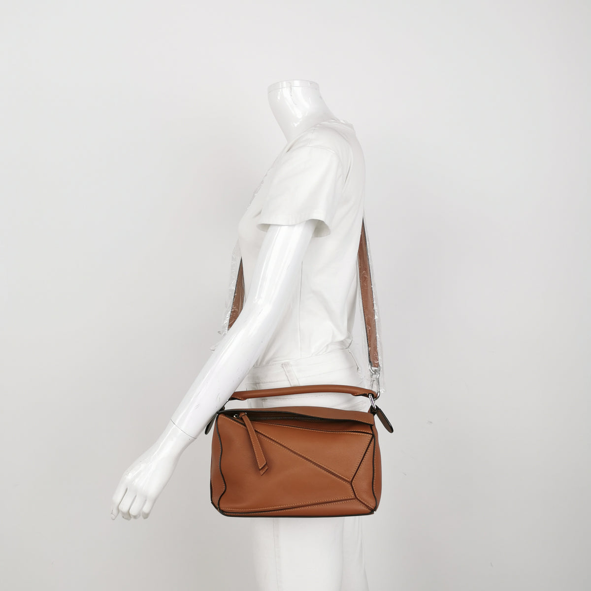 Loewe Puzzle Small Classic Calfskin Tan