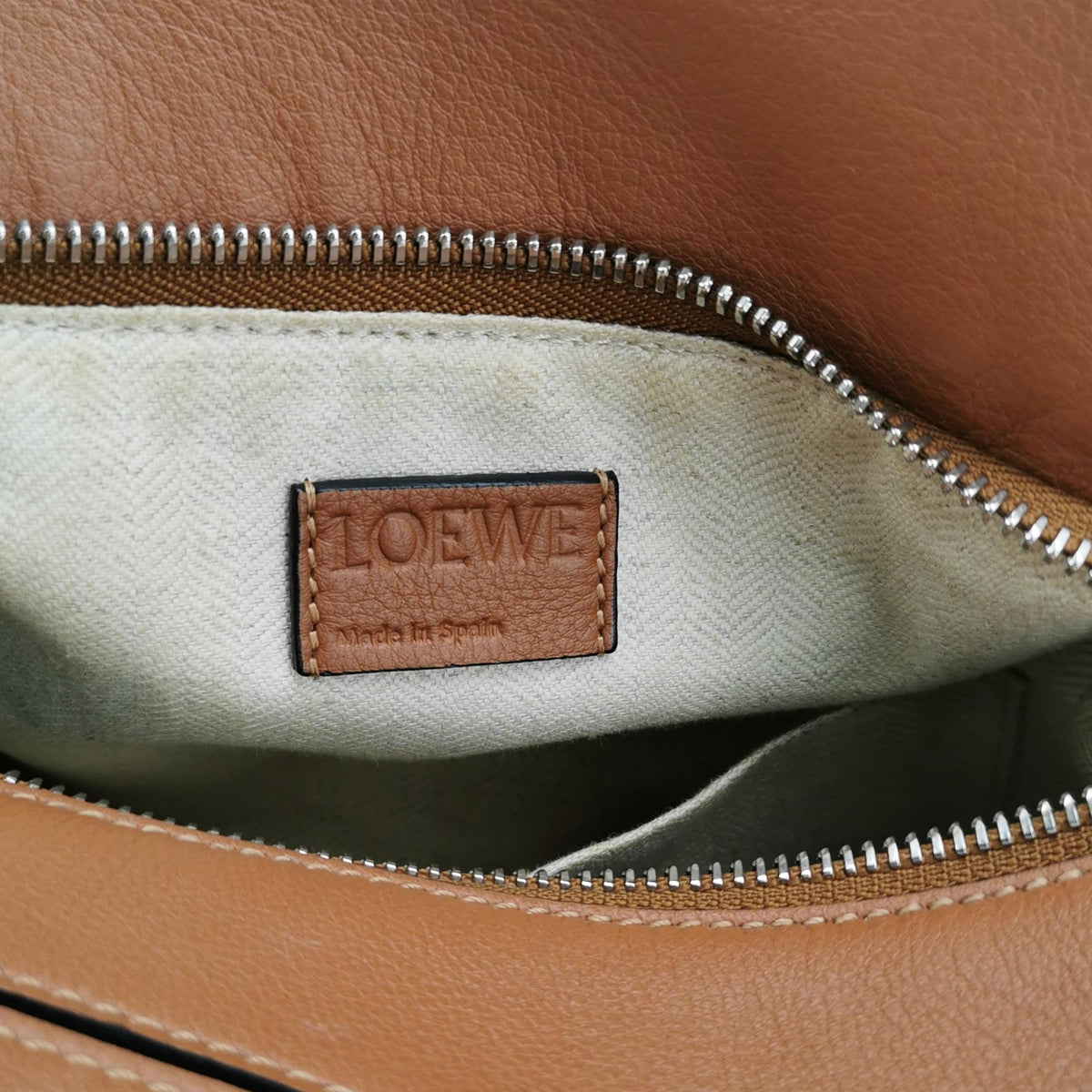 Loewe Puzzle Small Classic Calfskin Tan