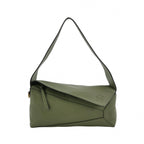 Loewe Puzzle Hobo Green Shoulder Bag
