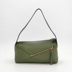 Loewe Puzzle Hobo Green Shoulder Bag