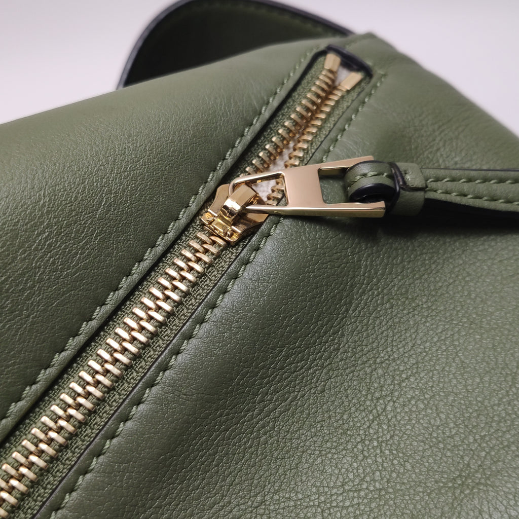 Loewe Puzzle Hobo Green Shoulder Bag