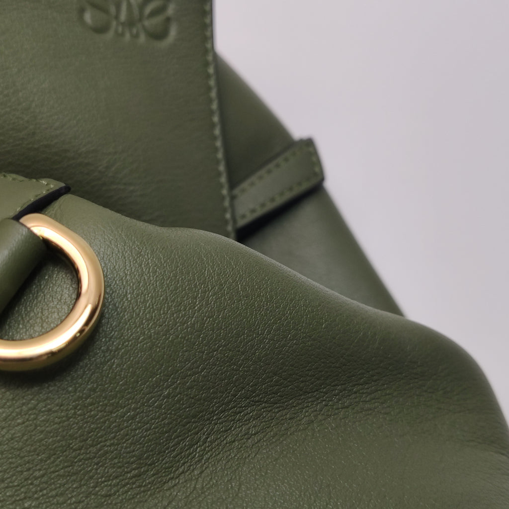 Loewe Puzzle Hobo Green Shoulder Bag