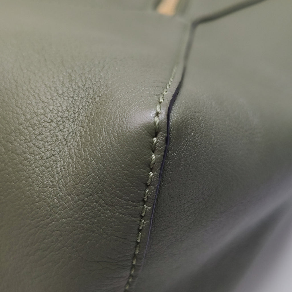 Loewe Puzzle Hobo Green Shoulder Bag