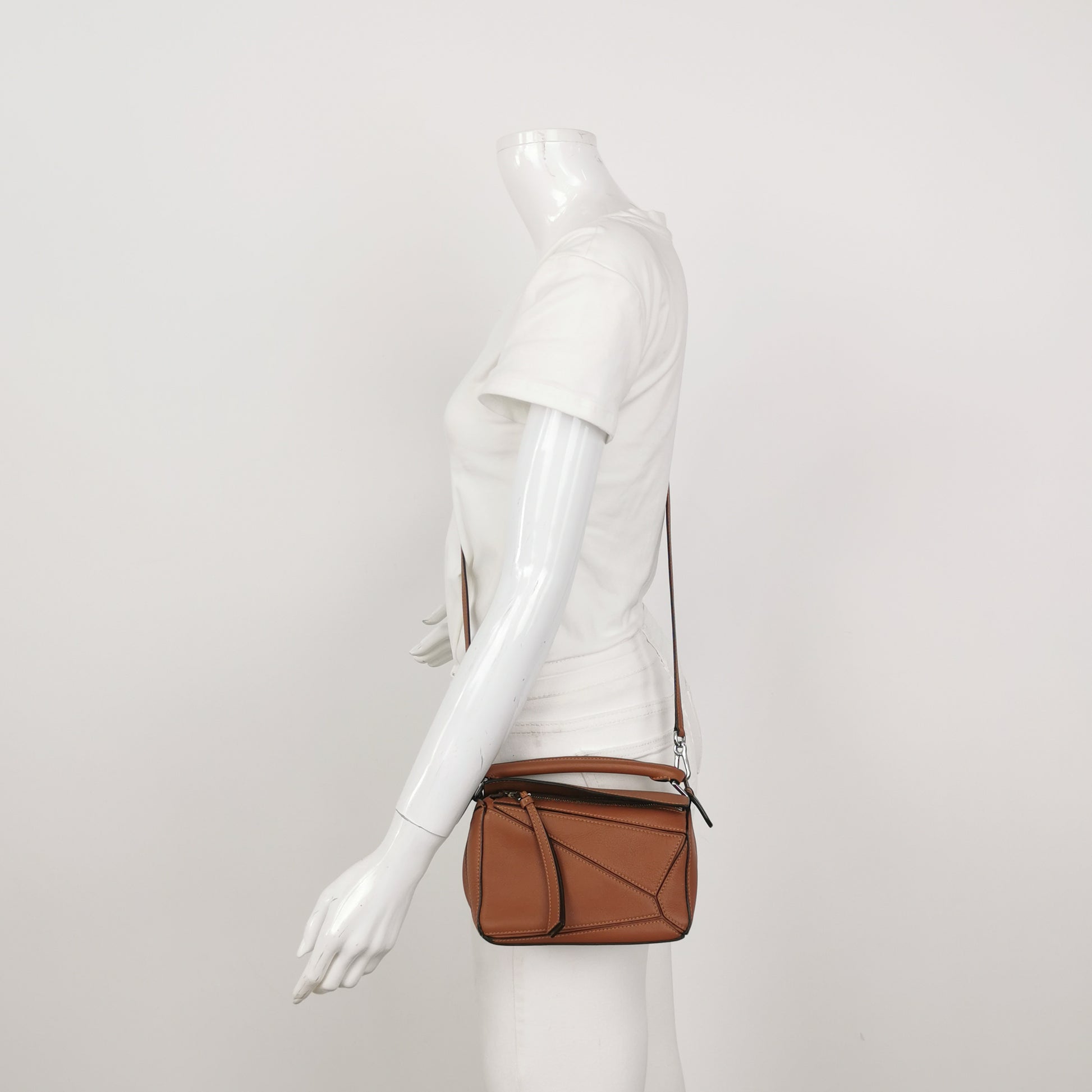 Loewe Puzzle Mini Classic Calfskin Tan