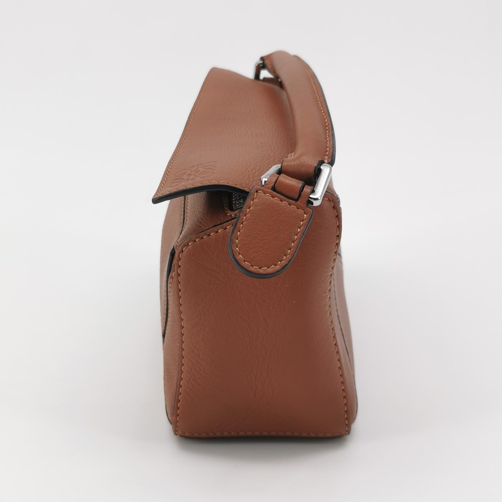 Loewe Puzzle Mini Classic Calfskin Tan