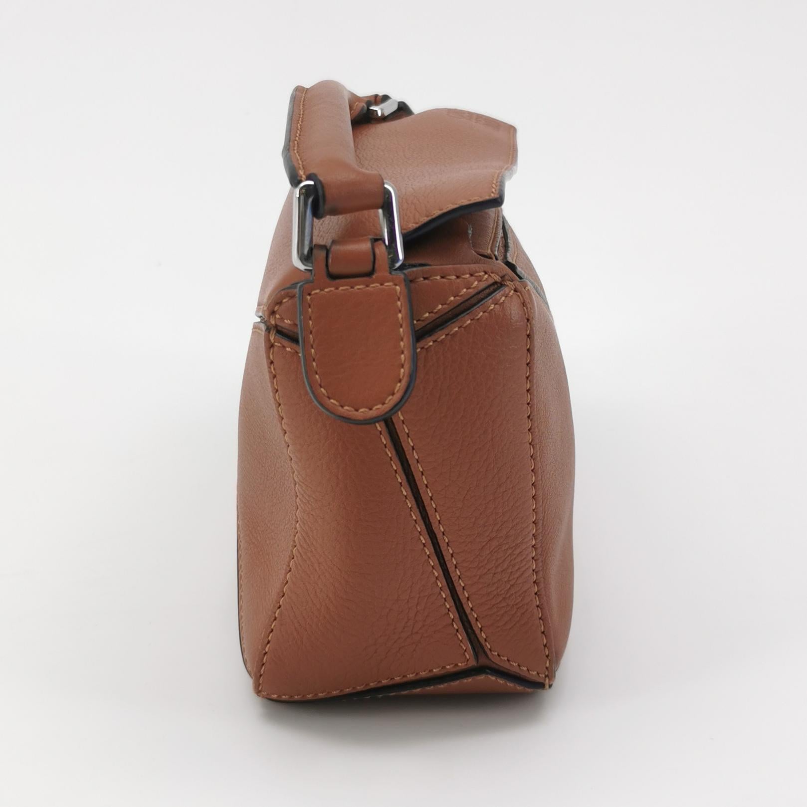 Loewe Puzzle Mini Classic Calfskin Tan