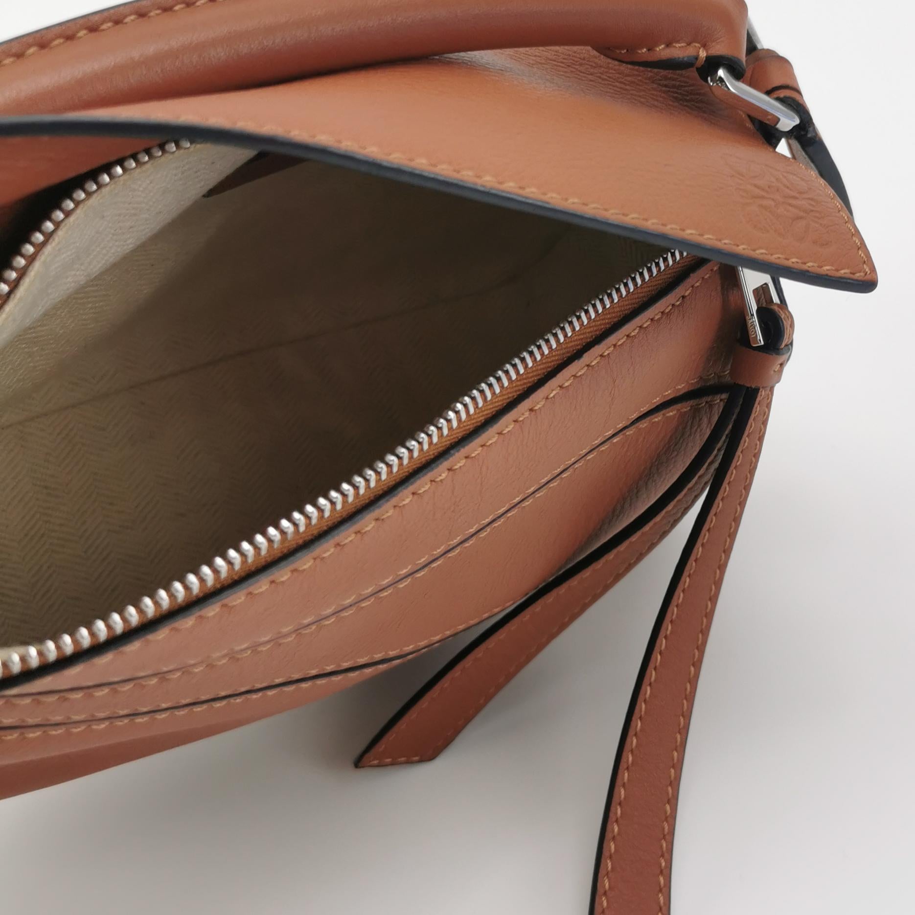Loewe Puzzle Mini Classic Calfskin Tan