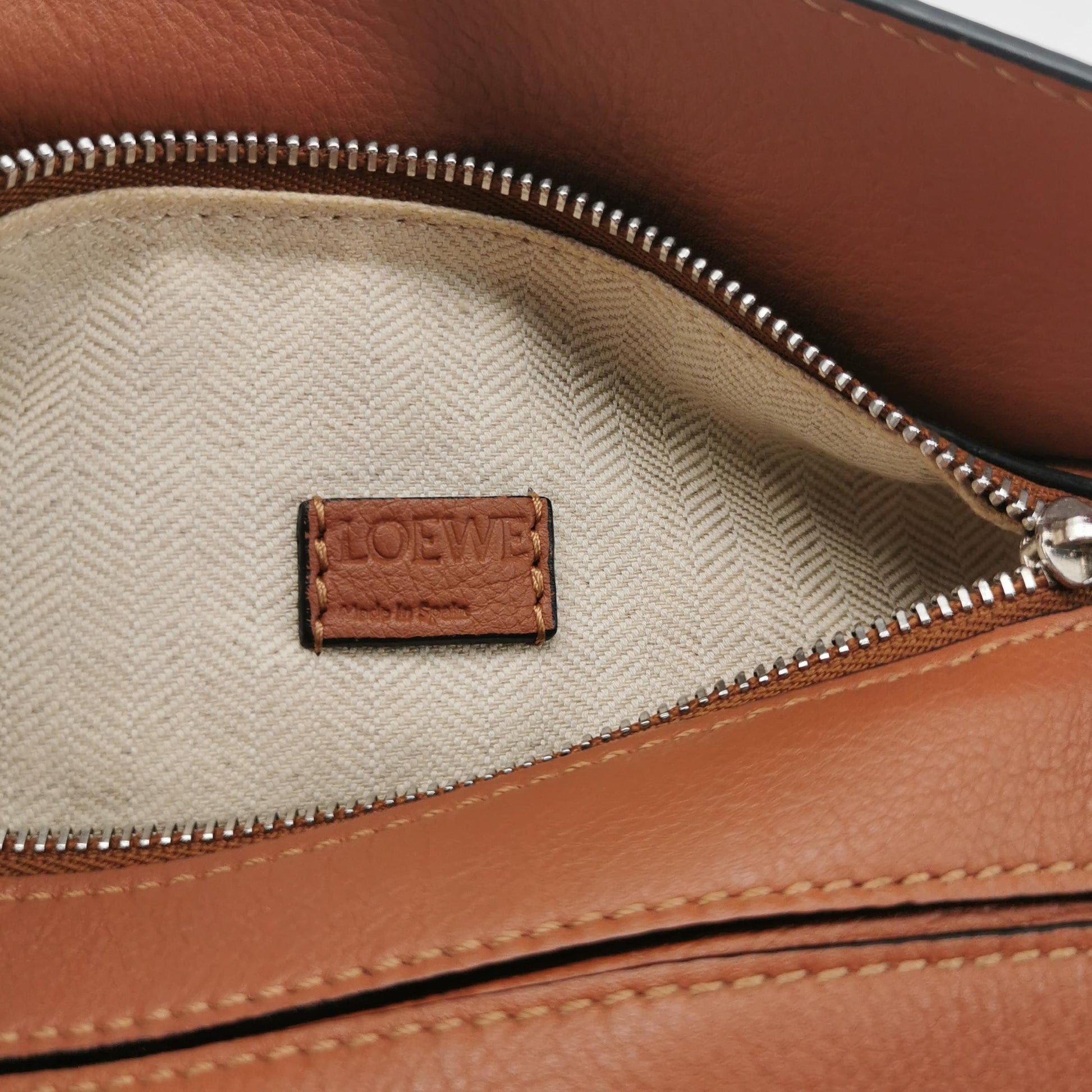 Loewe Puzzle Mini Classic Calfskin Tan