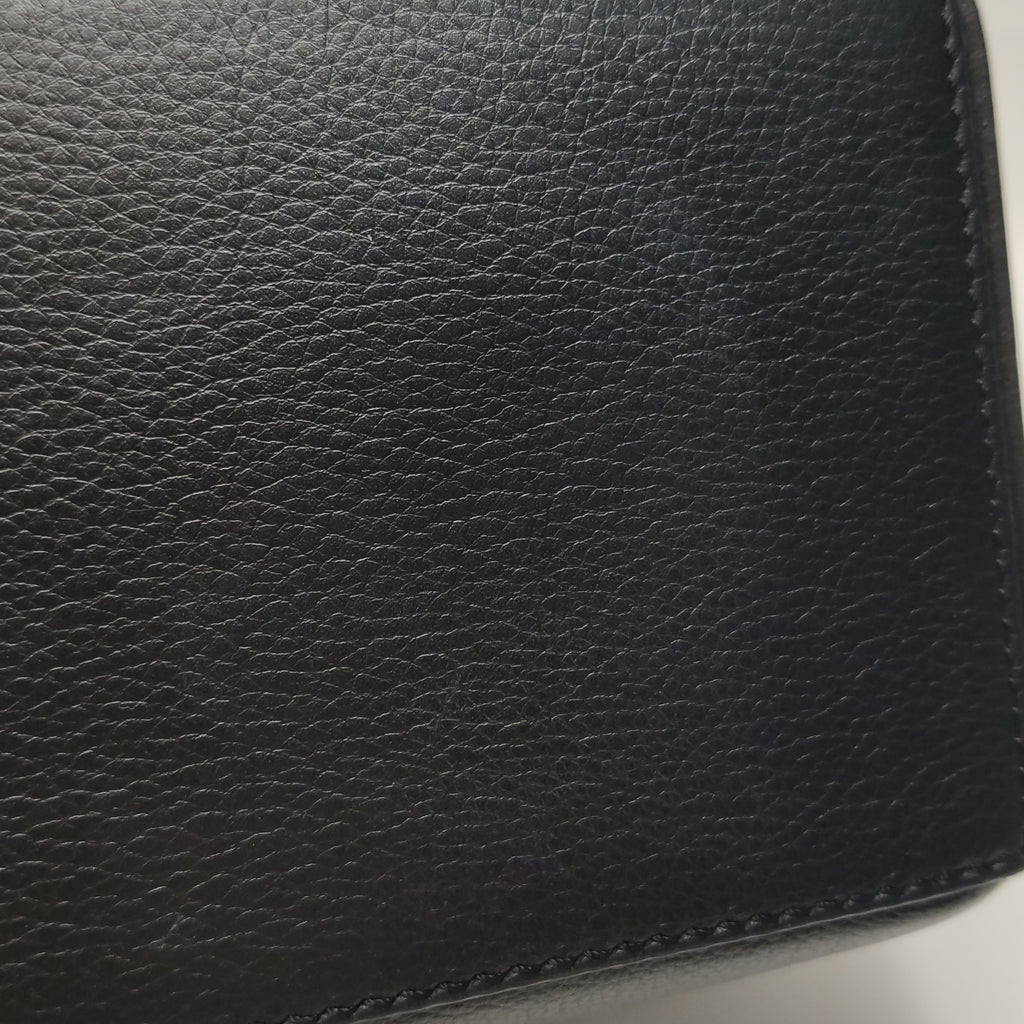 Loewe Puzzle Soft Grained Calfskin Black SHW