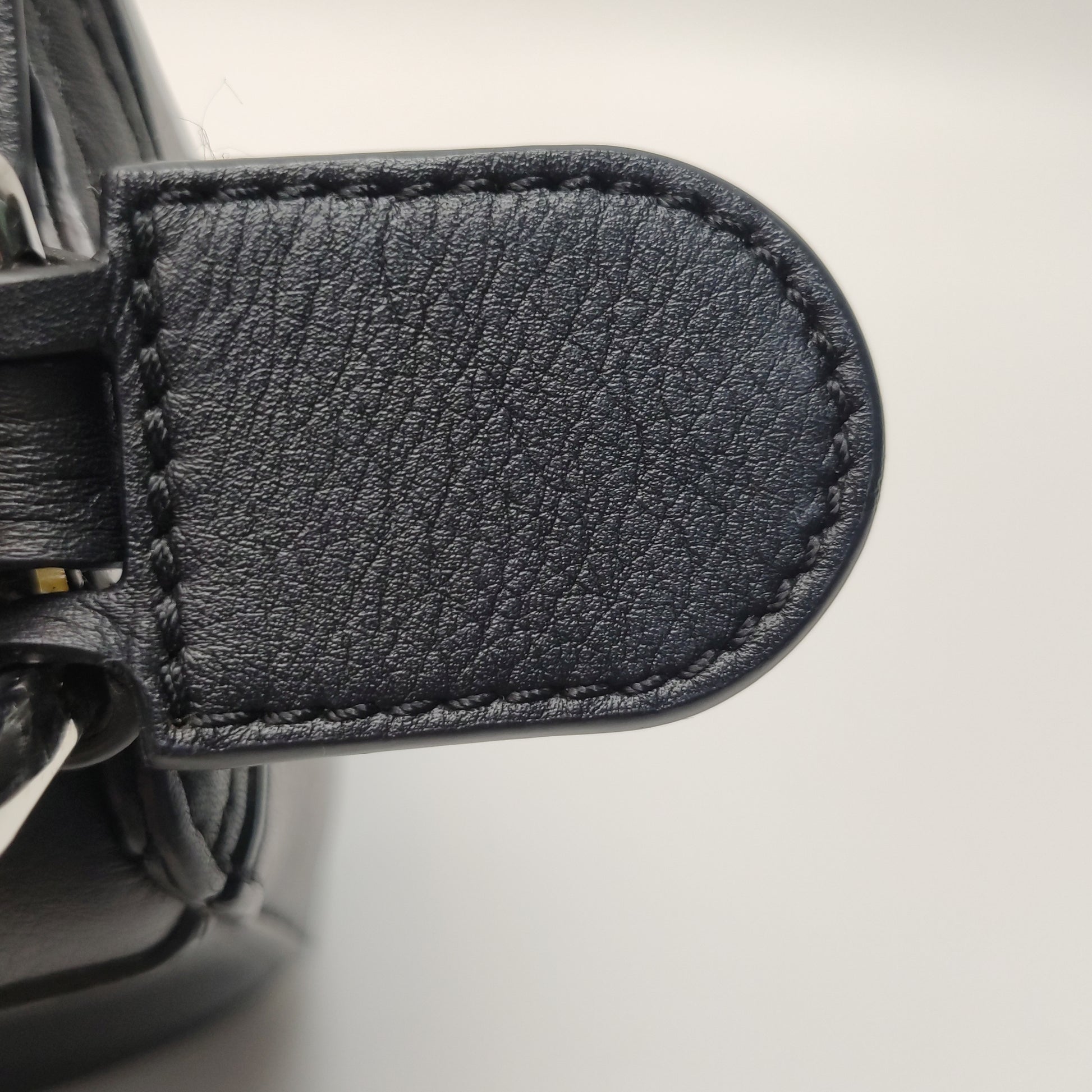 Loewe Puzzle Soft Grained Calfskin Black SHW