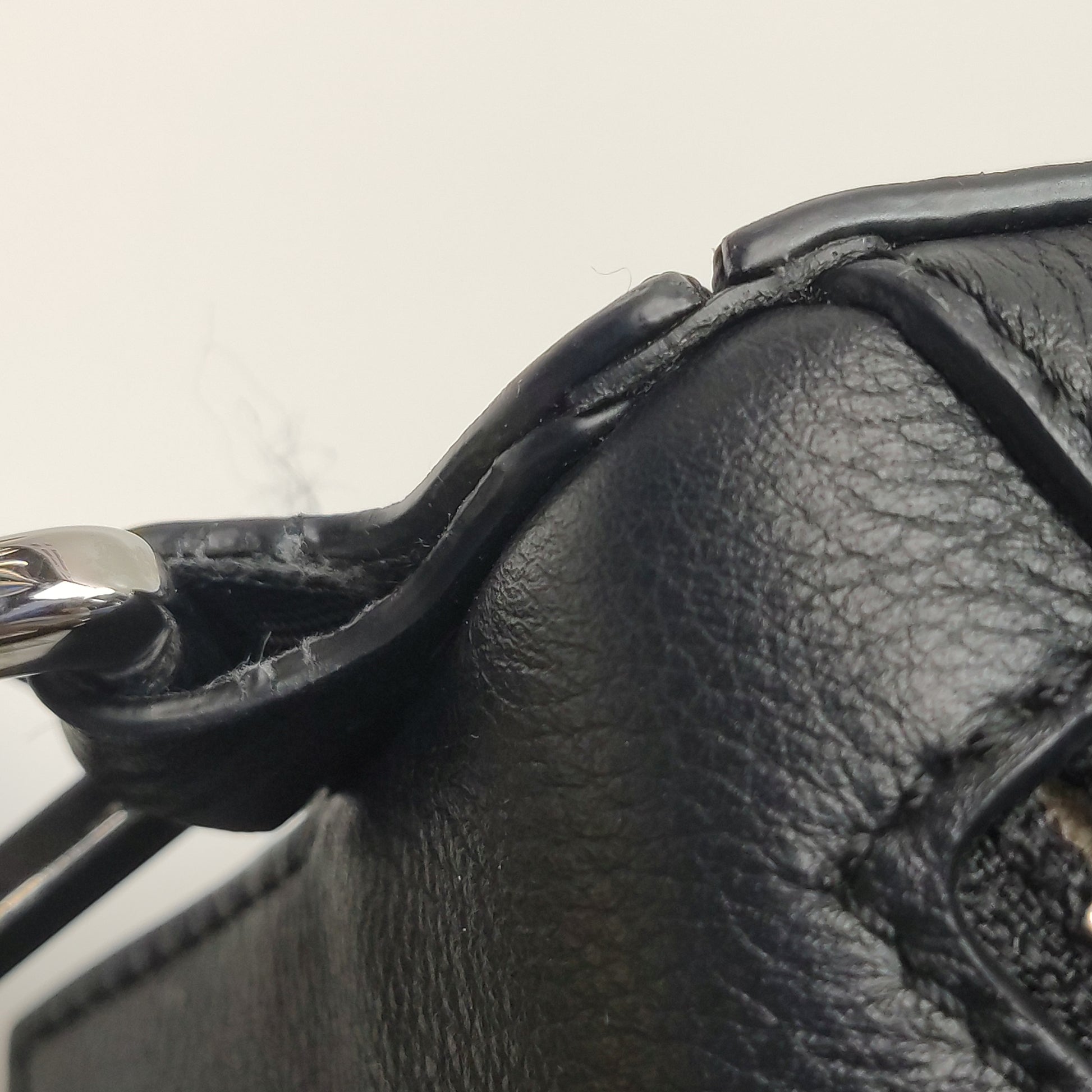 Loewe Puzzle Soft Grained Calfskin Black SHW