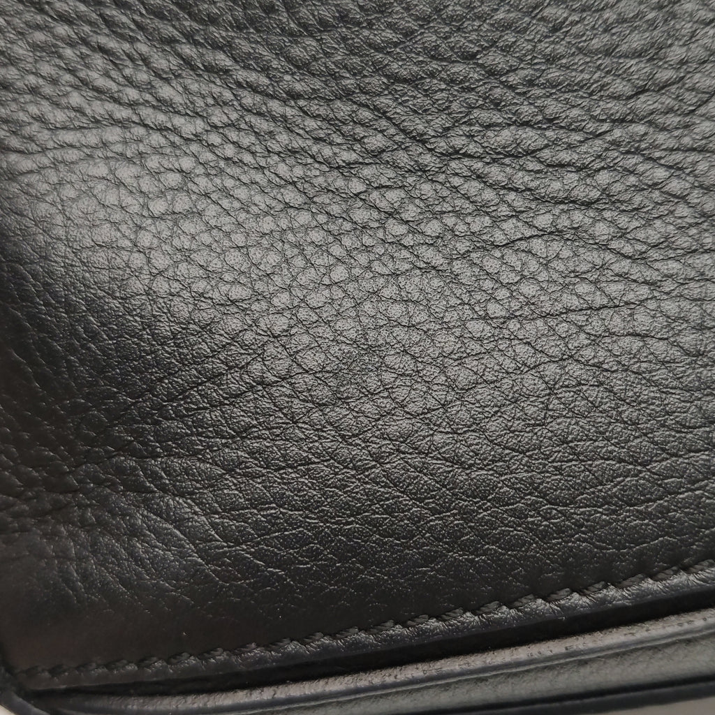 Loewe Puzzle Soft Grained Calfskin Black SHW