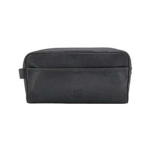 Loewe Anagram Toiletry Bag Grained Black