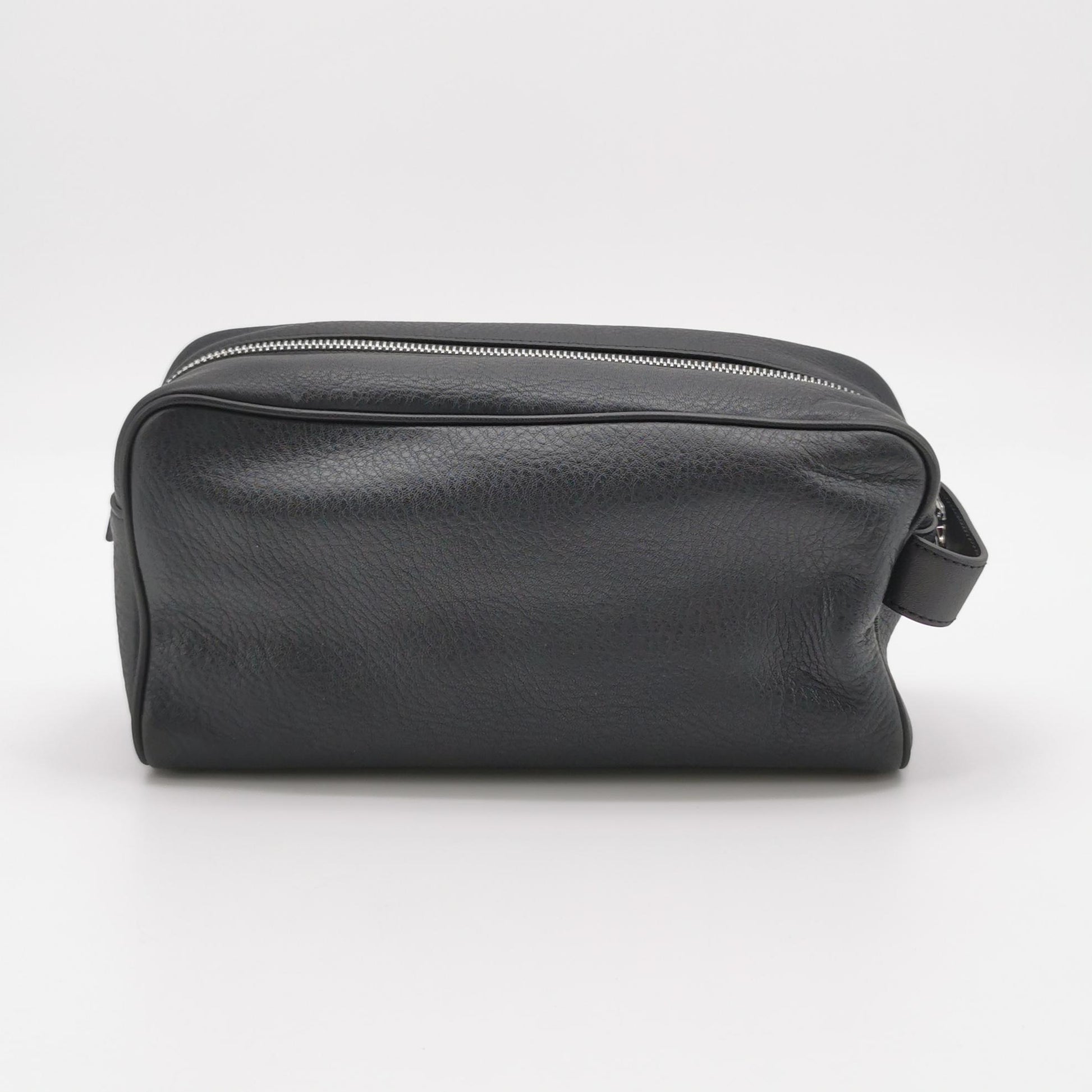 Loewe Anagram Toiletry Bag Grained Black