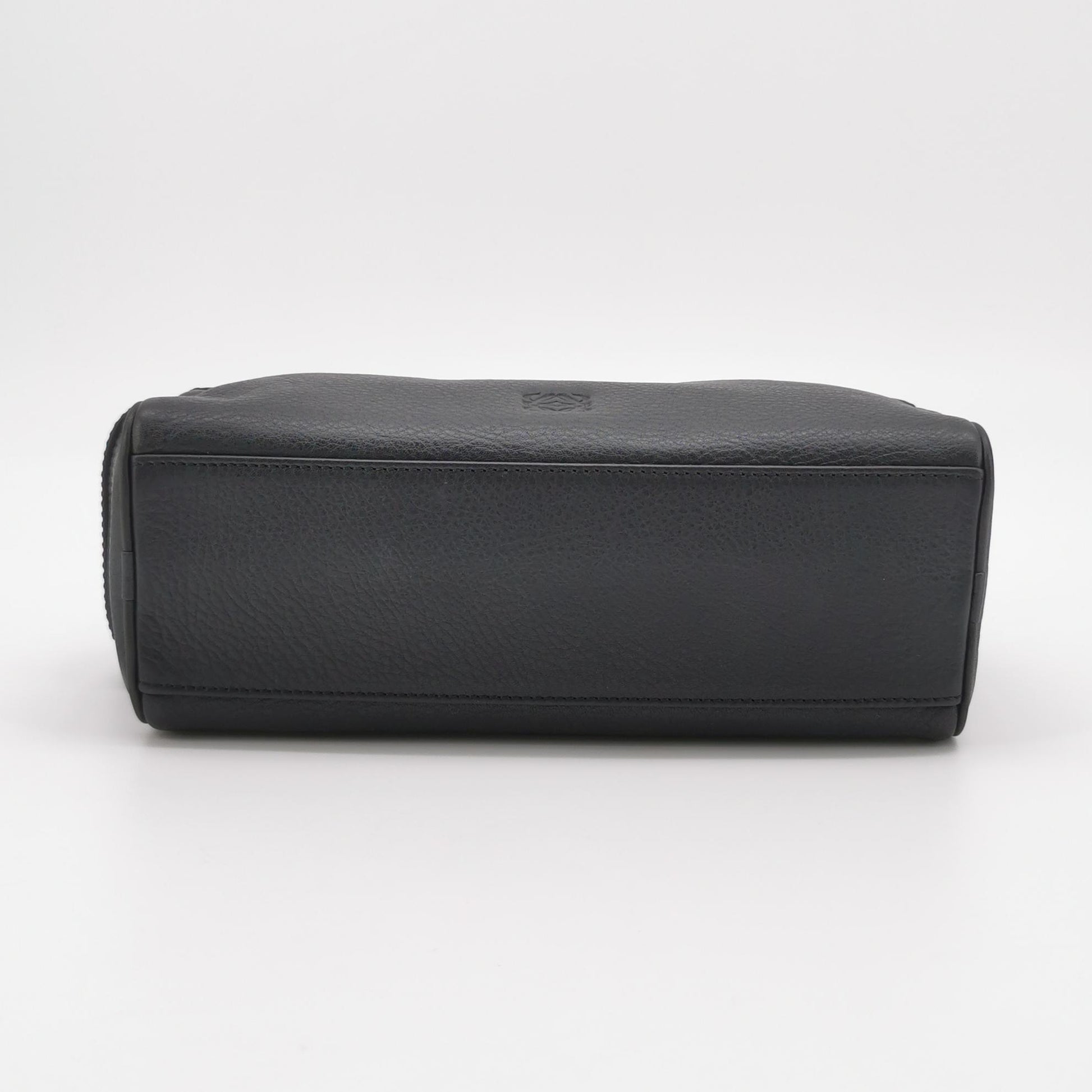 Loewe Anagram Toiletry Bag Grained Black