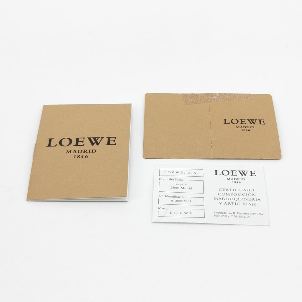 Loewe Anagram Toiletry Bag Grained Black