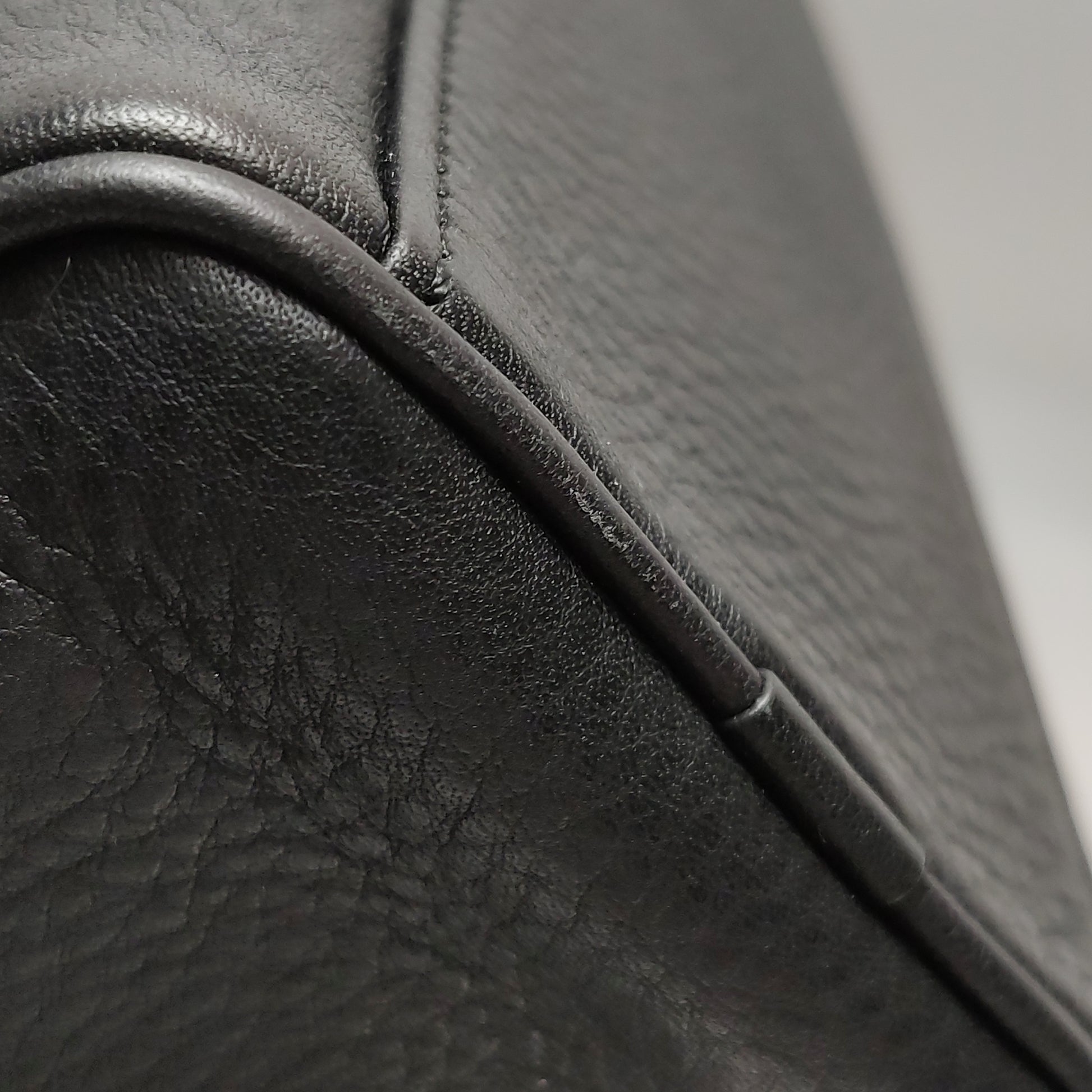 Loewe Anagram Toiletry Bag Grained Black