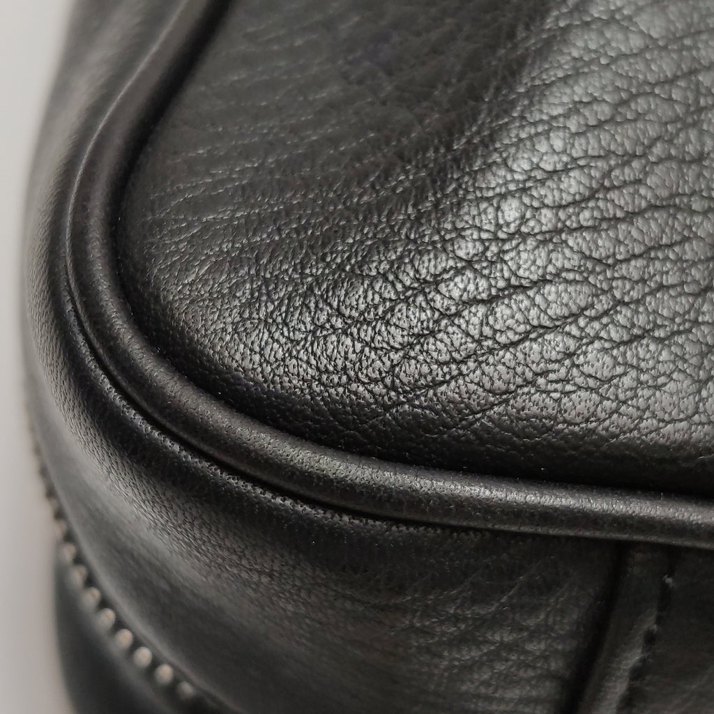 Loewe Anagram Toiletry Bag Grained Black