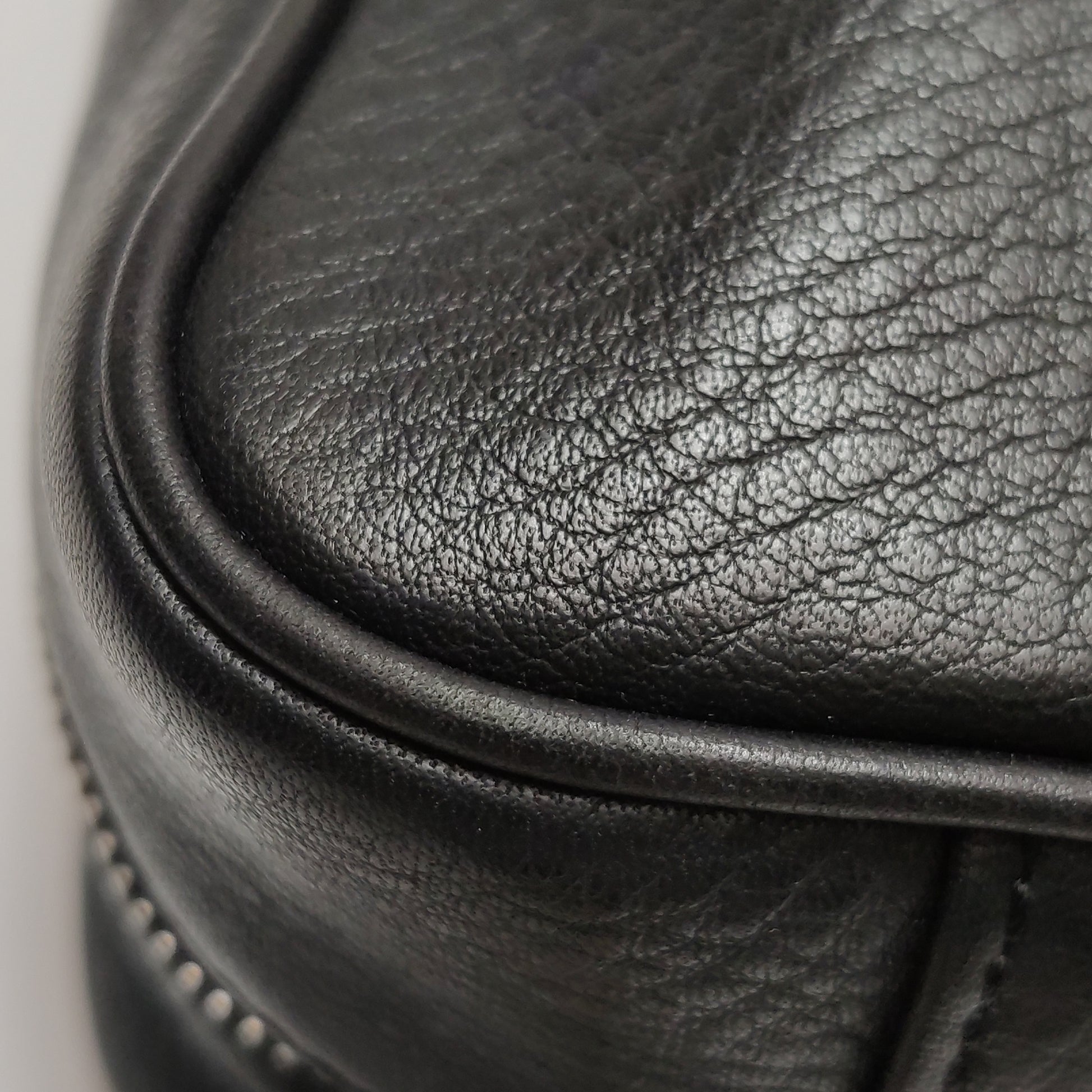 Loewe Anagram Toiletry Bag Grained Black