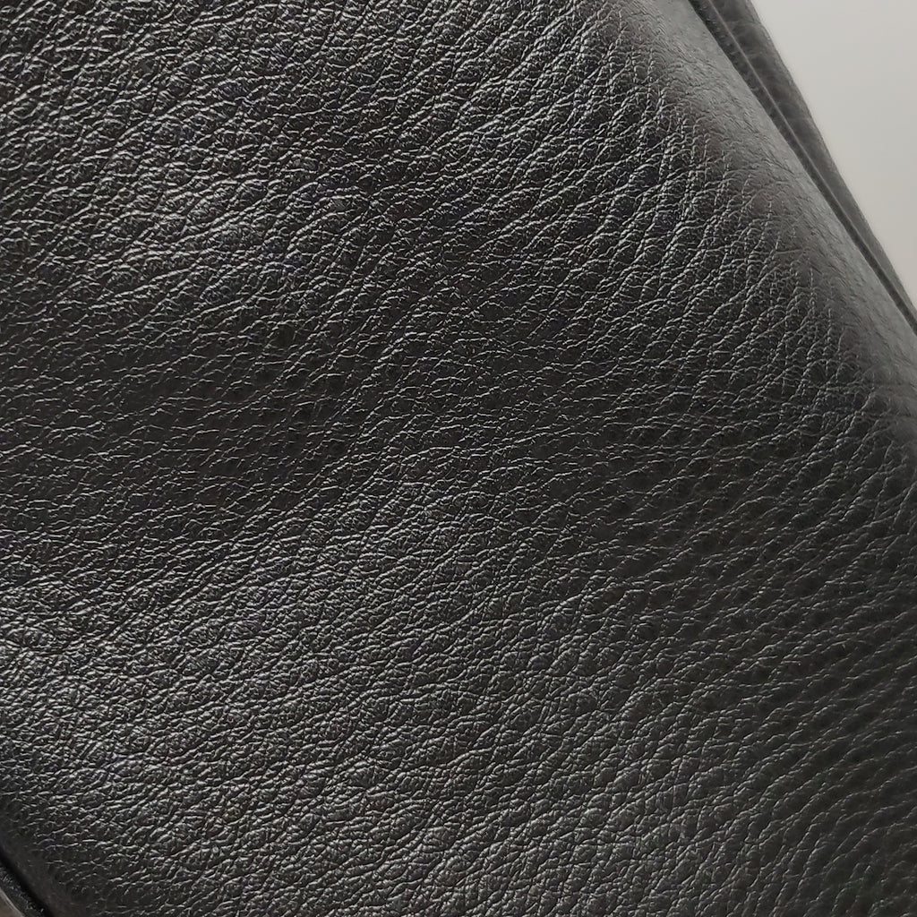 Loewe Anagram Toiletry Bag Grained Black
