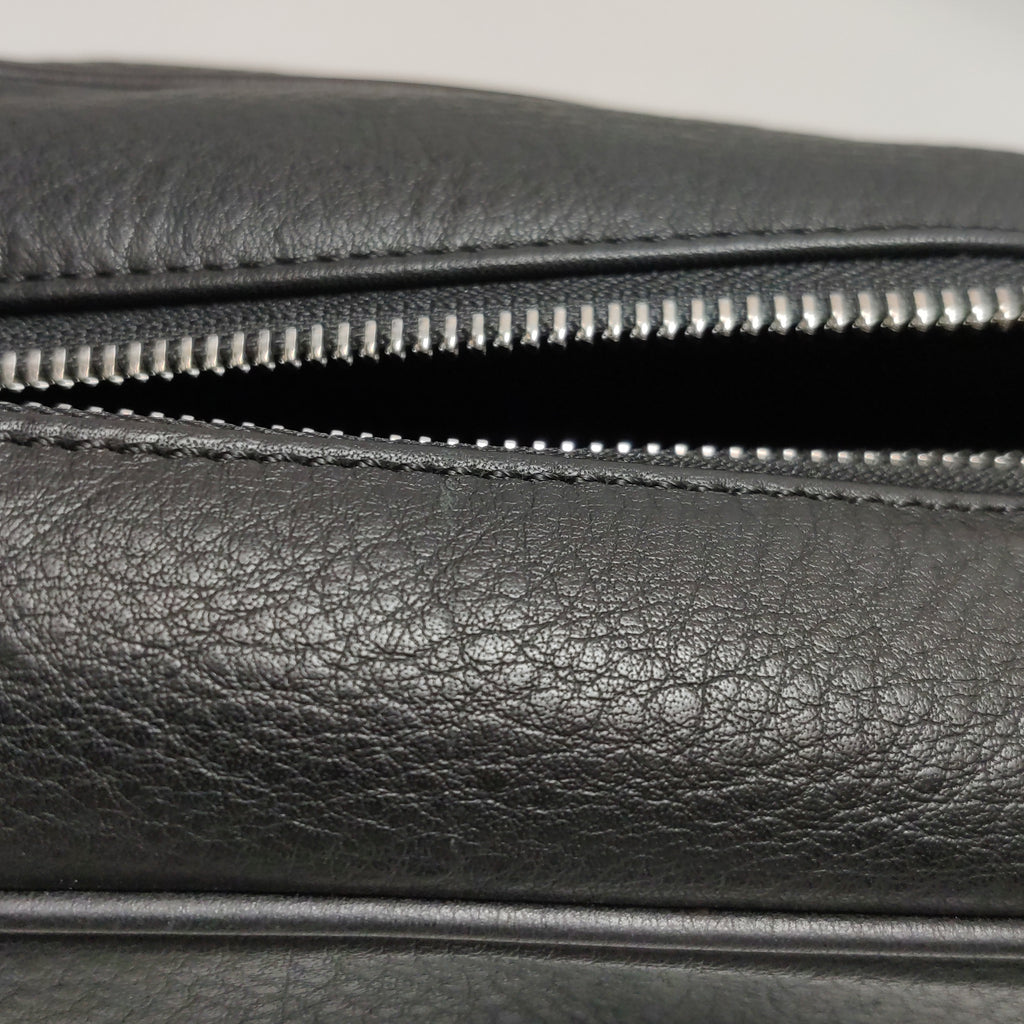 Loewe Anagram Toiletry Bag Grained Black