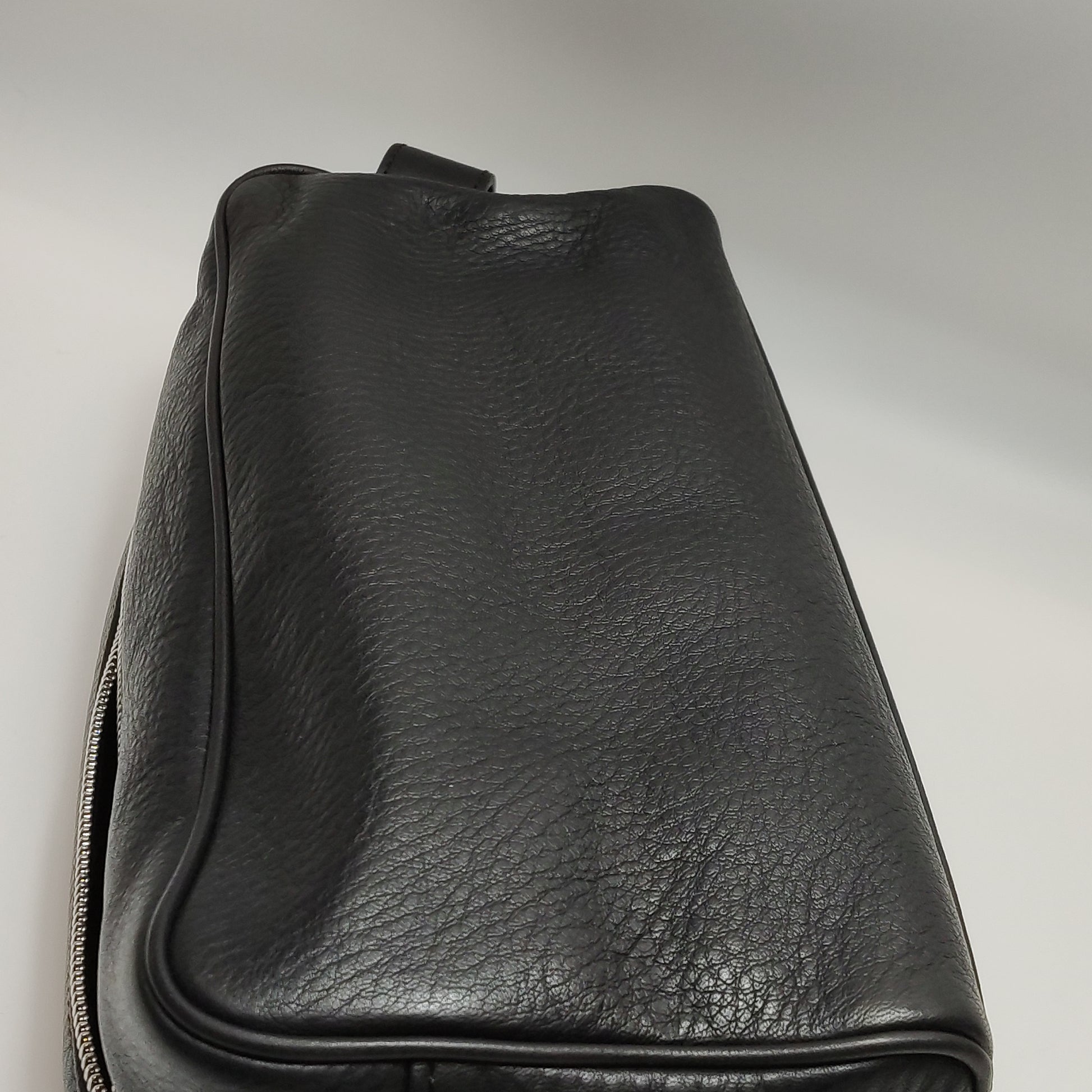 Loewe Anagram Toiletry Bag Grained Black