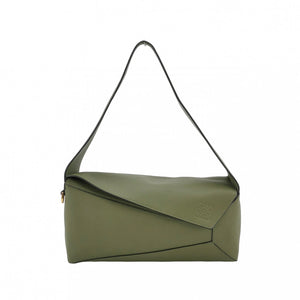 Loewe Puzzle Hobo Shoulder Bag Avocado Green