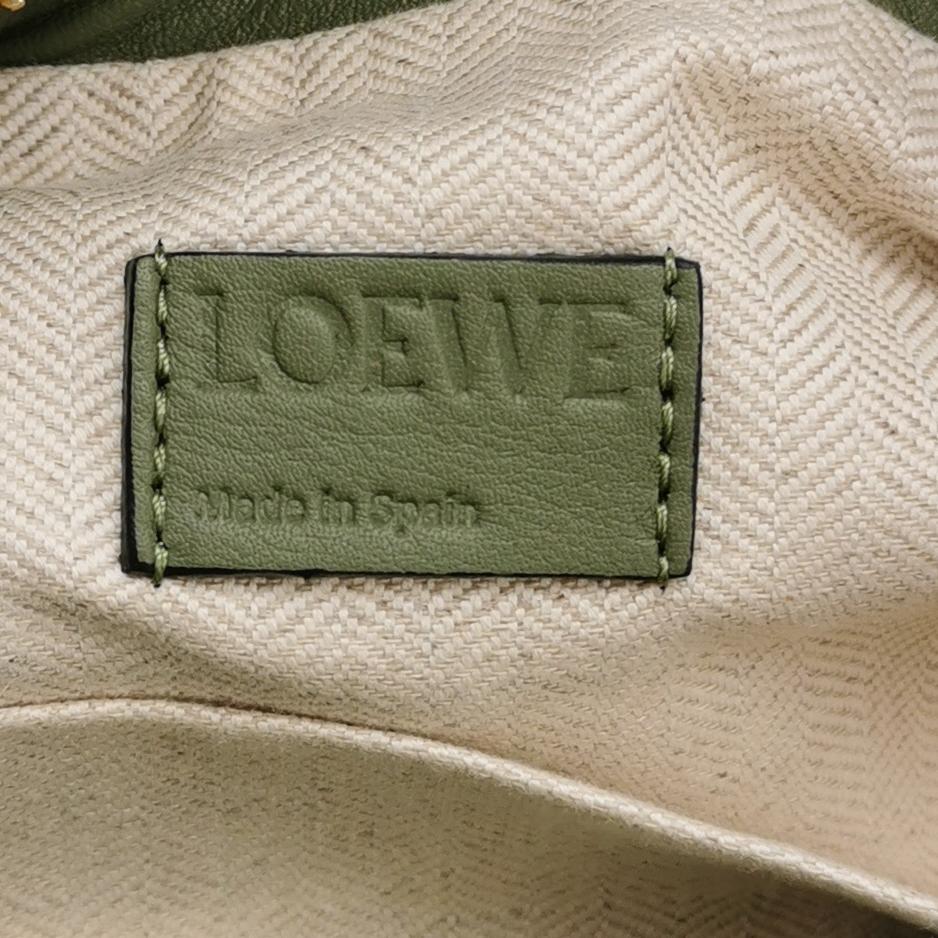 Loewe Puzzle Hobo Shoulder Bag Avocado Green