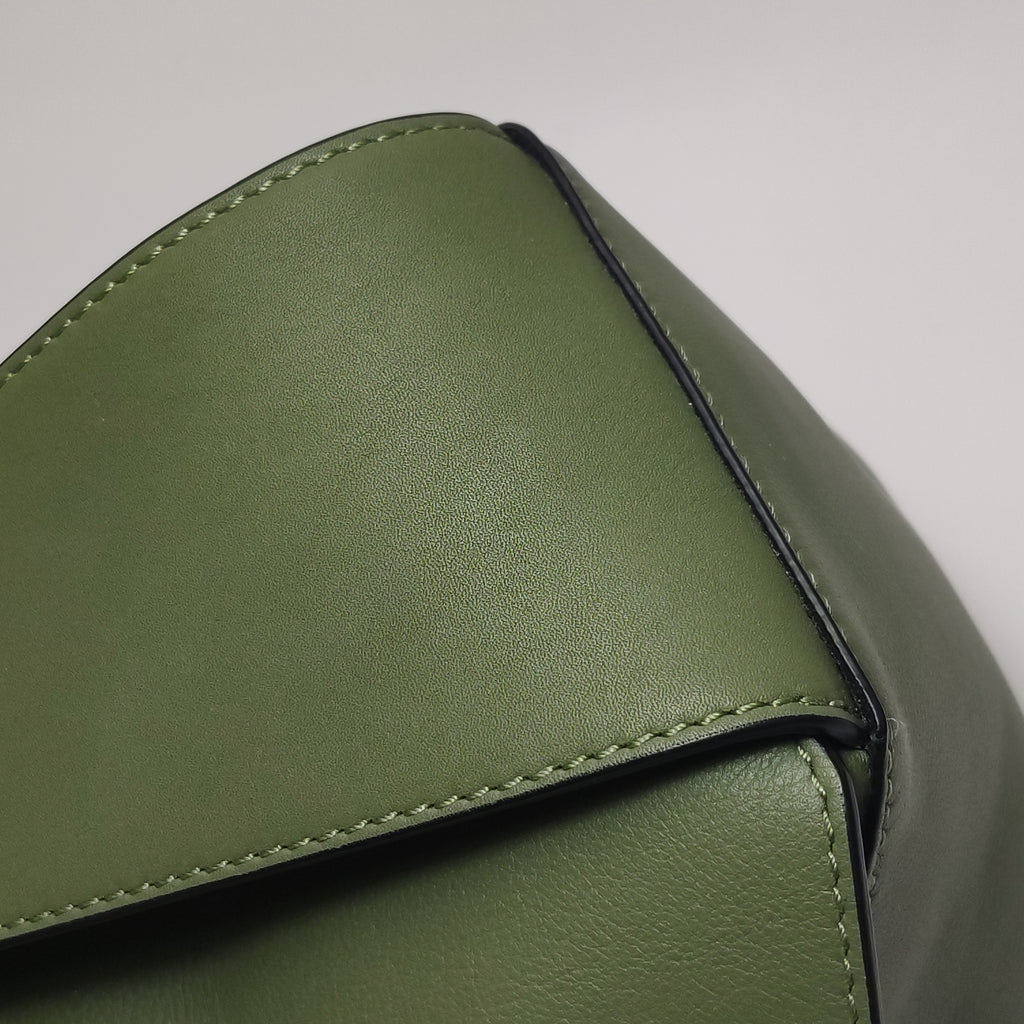 Loewe Puzzle Hobo Shoulder Bag Avocado Green