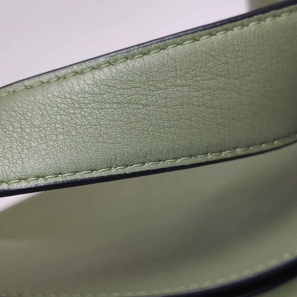 Loewe Puzzle Hobo Shoulder Bag Avocado Green