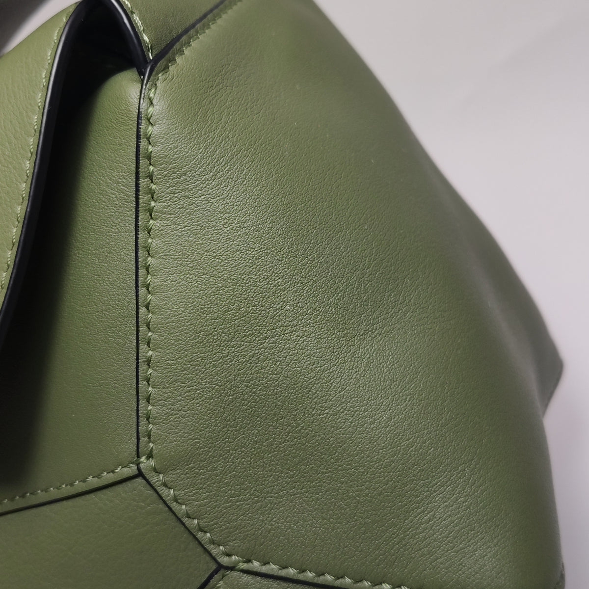 Loewe Puzzle Hobo Shoulder Bag Avocado Green