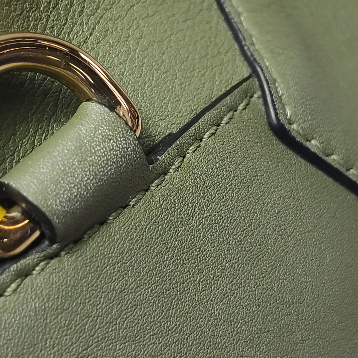 Loewe Puzzle Hobo Shoulder Bag Avocado Green